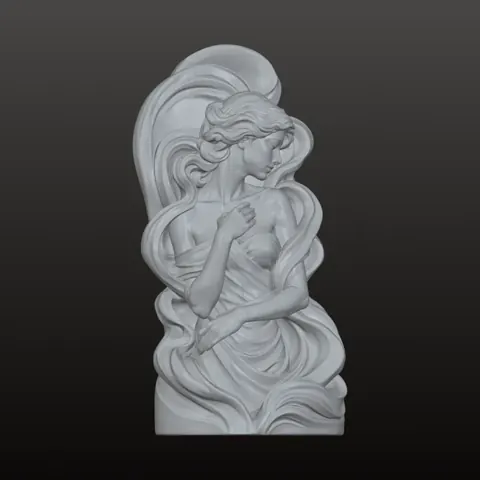 白色大理石像
